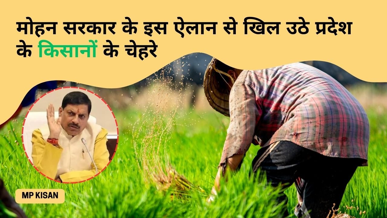 MP Kisan: The faces of the farmers of the state lit up with this announcement of Mohan government.