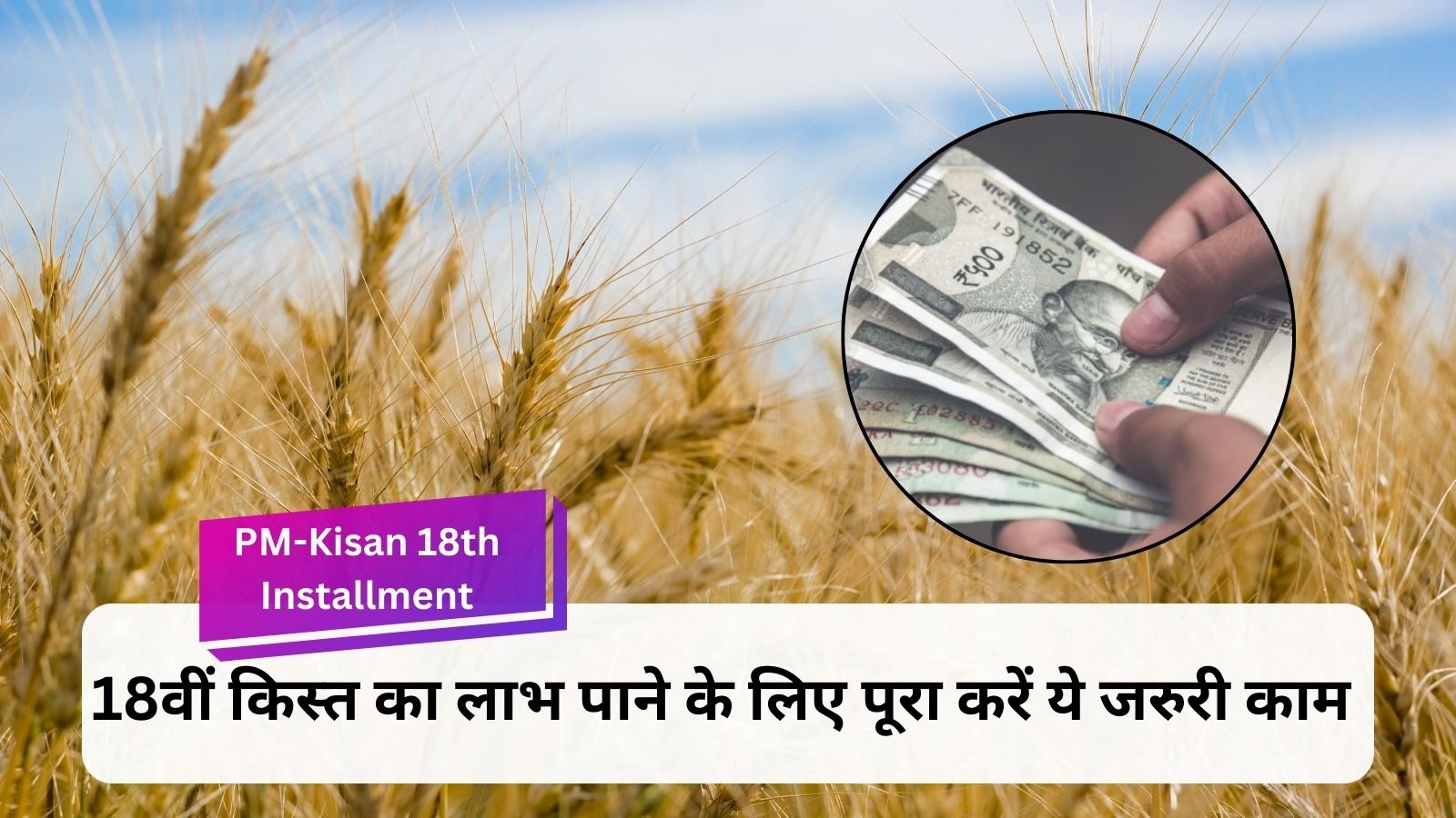 PM-Kisan 18th Installment: An important scheme for farmers