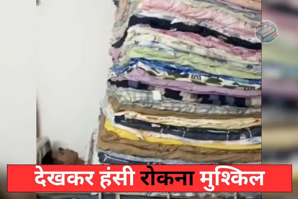 Desi Jugaad: Unique way to escape from cold: Young man used Jugaad