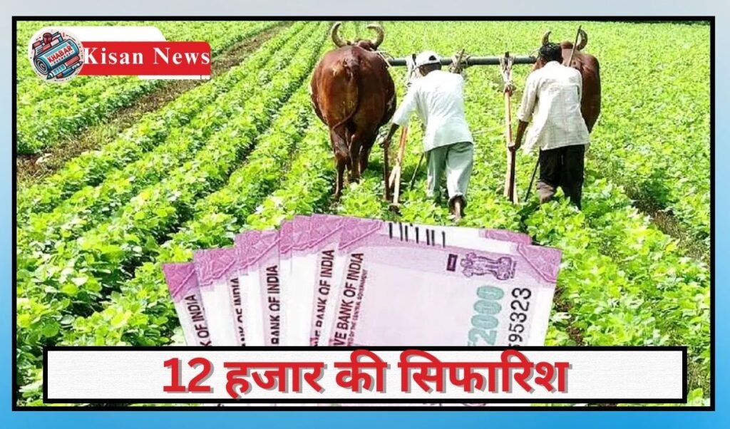 Kisan News: Big news for farmers: Recommendation of Rs 12 thousand instead of Rs 6 thousand.