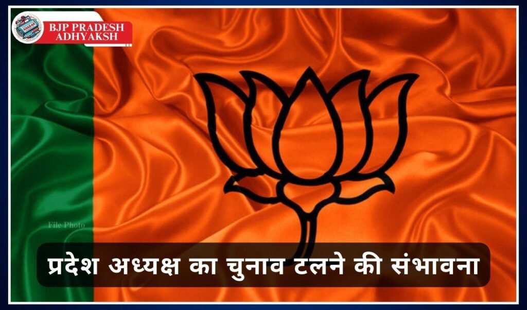 BJP State Adhyaksh: BJP state president election likely to be postponed